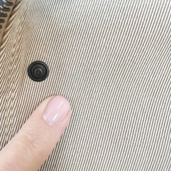 Strenesse Gabriele Strehle Zip Up Jacket with Snaps Tan Women's 6 - Picture 12 of 12